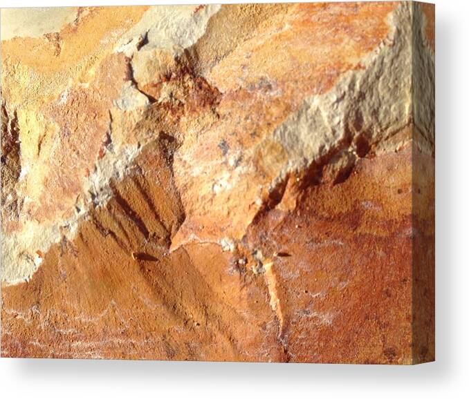 Rock Canvas Print featuring the photograph Rockscape 8 by Linda Bailey