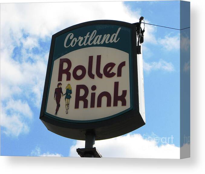 Roller Rink Canvas Print featuring the photograph Roller Rink by Michael Krek