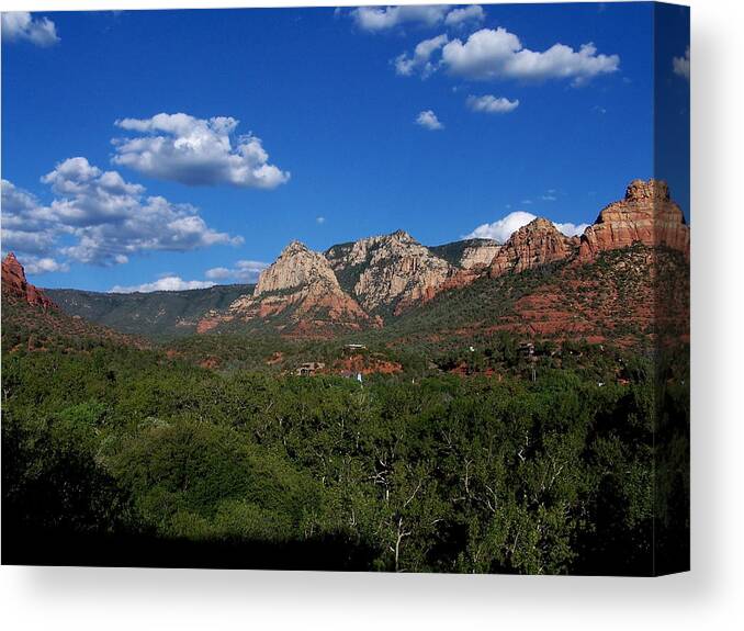 Valley Canvas Print featuring the photograph Sedona-3 by Dean Ferreira