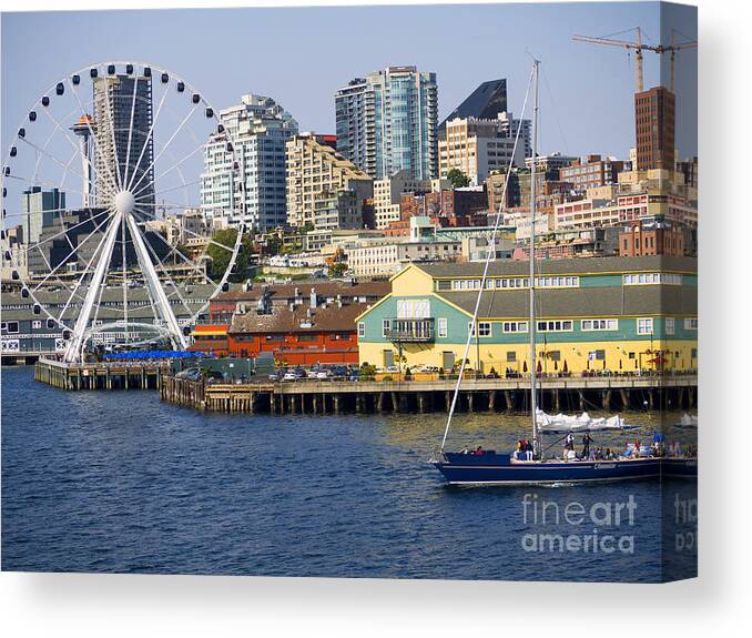 Seattle Canvas Print featuring the photograph Sensational Seattle by Brenda Kean