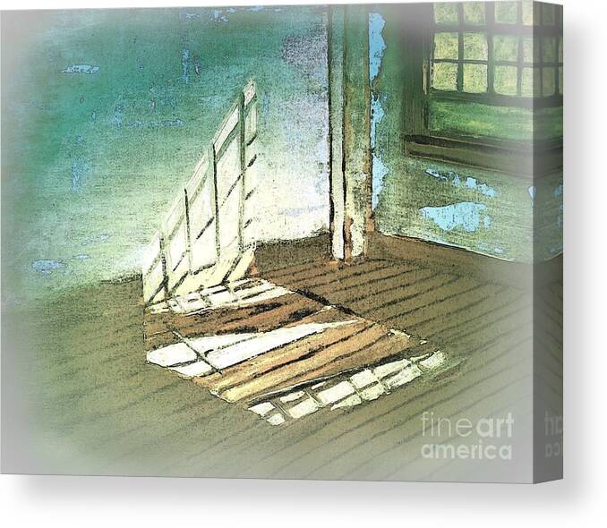 Old House Canvas Print featuring the painting Shine by Denise Tomasura