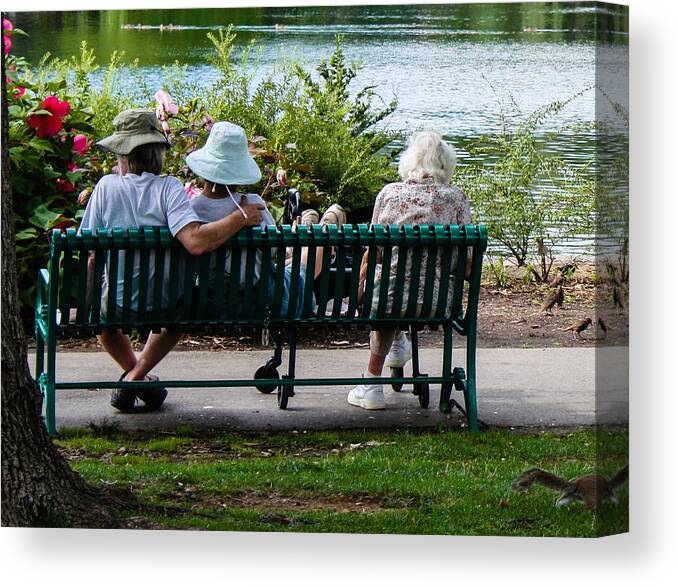 Park Canvas Print featuring the photograph Showing Some Azz by Robert Hebert