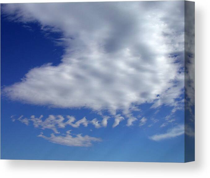 Sleep Canvas Print featuring the photograph Sleepy Clouds by Shane Bechler