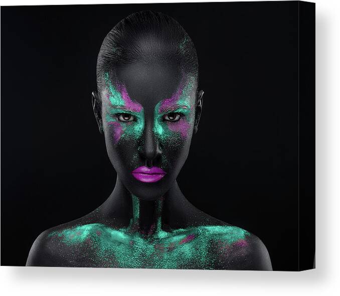 Color Canvas Print featuring the photograph Space by Alex Malikov