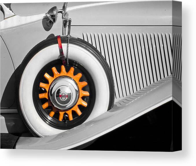 Auto Canvas Print featuring the photograph Spare by Jim Painter