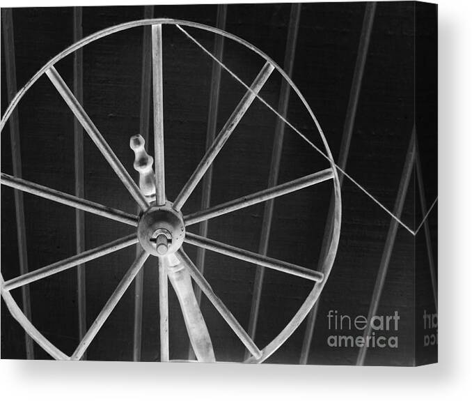 Spinning Canvas Print featuring the photograph Spinning Wheel by Robyn King