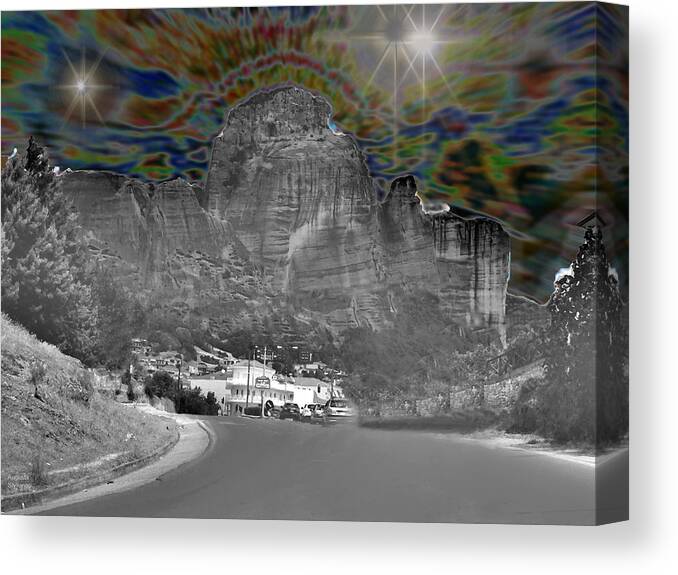 Augusta Stylianou Canvas Print featuring the photograph Starry Scene by Augusta Stylianou