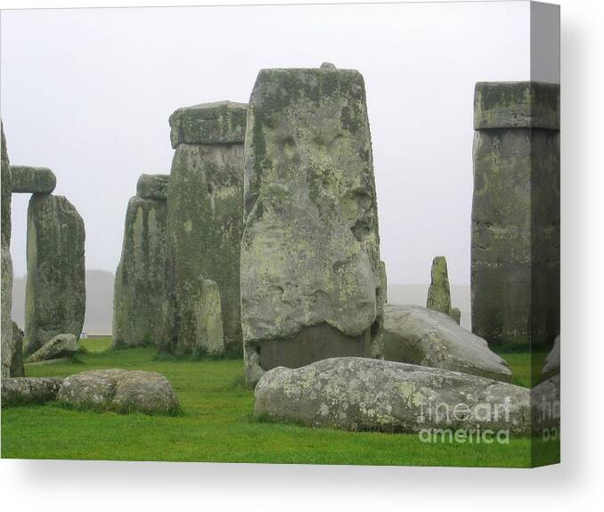 Stonehenge Canvas Print featuring the photograph Stonehenge Detail by Denise Railey