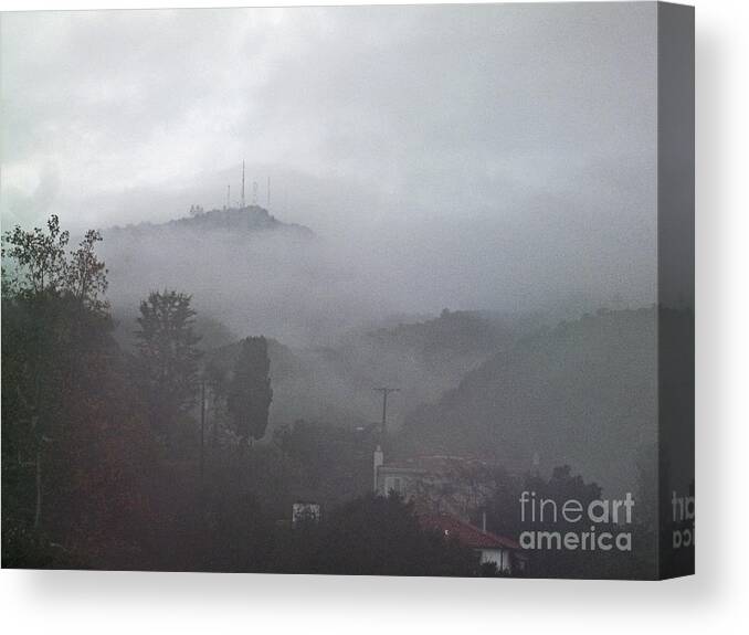 America Canvas Print featuring the photograph Storm by Howard Stapleton