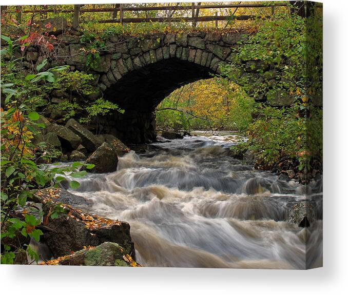 New Canvas Print featuring the photograph Sudbury River by Juergen Roth