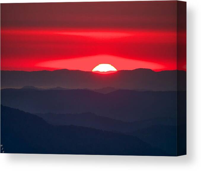 Beacon Heights Canvas Print featuring the photograph Sunrise Beacon Heights by Mark Steven Houser