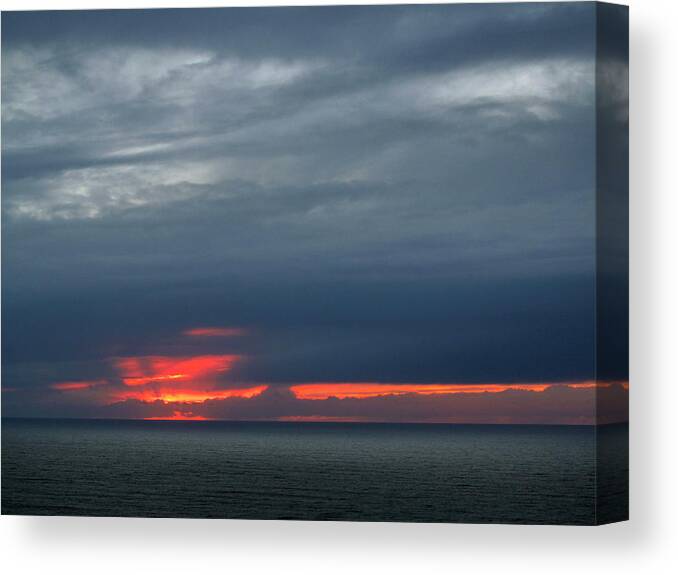 Big Sur Canvas Print featuring the photograph Sunset At Hurricane Point by Derek Dean