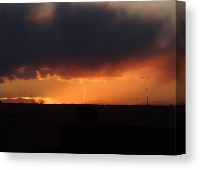Sunset Canvas Print featuring the photograph Sunset Celebration by Tom DiFrancesca