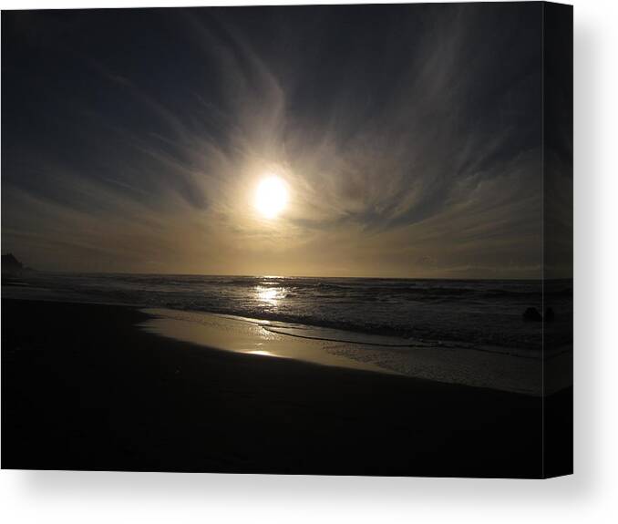 Sunset Canvas Print featuring the photograph Sunset Series No. 5 by Ingrid Van Amsterdam
