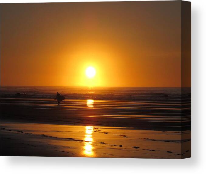Sunset Canvas Print featuring the photograph Sunset Series No. 7 by Ingrid Van Amsterdam