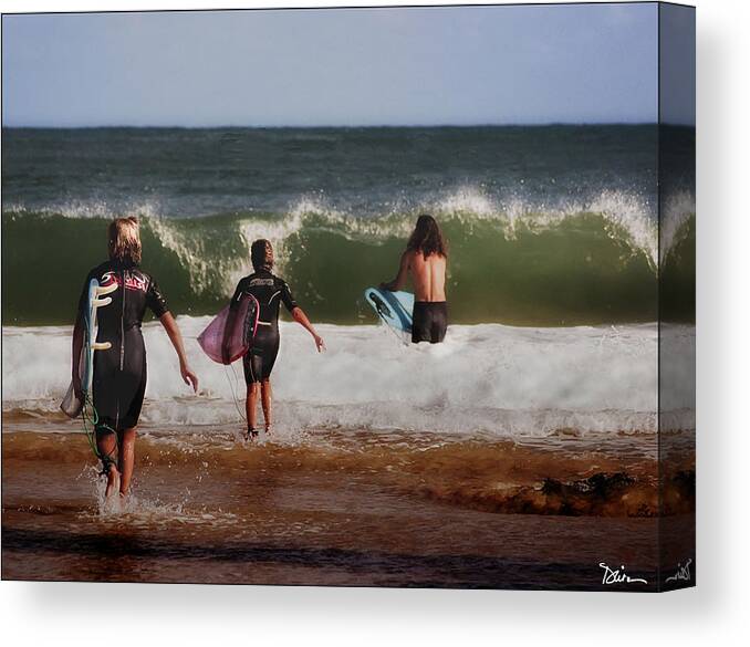 Australia Canvas Print featuring the photograph Surfers Paradise by Peggy Dietz