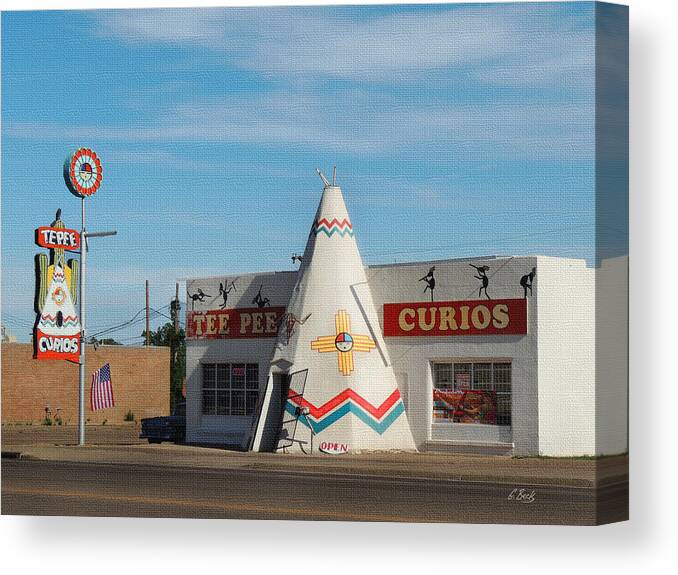 Giclee Photo Print Route 66 Tee Pee Curio Shop Tucumcari New Mexico 