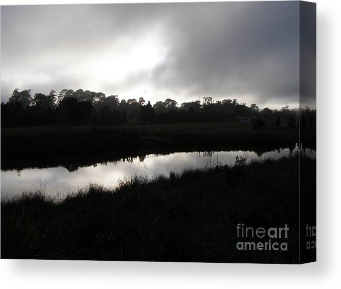 Canal Canvas Print featuring the photograph The Canal by Bev Conover