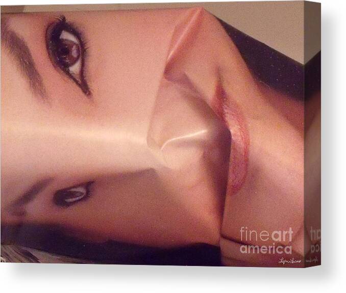 Surrealism Canvas Print featuring the photograph The Cover Girl by Lyric Lucas