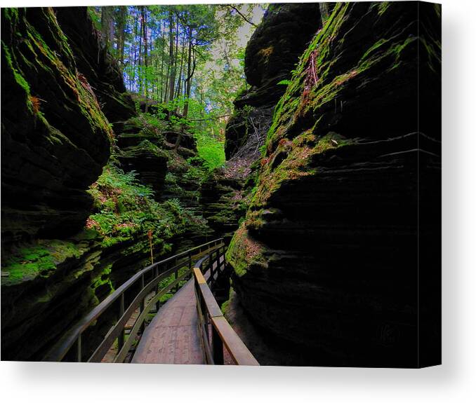Dells Canvas Print featuring the photograph The Dells 044 by Lance Vaughn