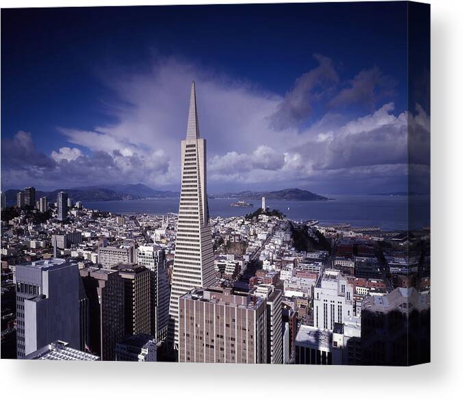 San Francisco Canvas Print featuring the photograph The Heart of San Francisco by Mountain Dreams