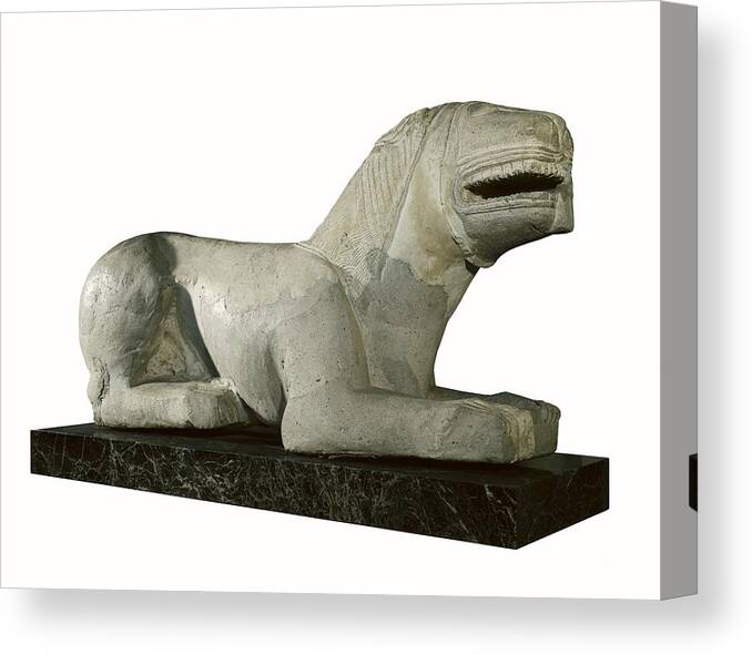 Horizontal Canvas Print featuring the photograph The Lion Of Baena Or The Lioness by Everett