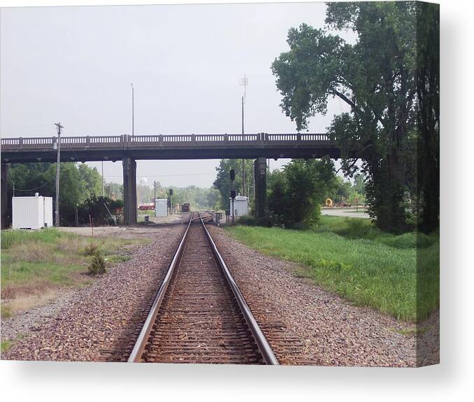 Overpass Canvas Print featuring the photograph The Overpass by The GYPSY