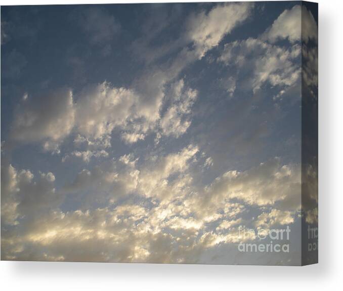 Nature Canvas Print featuring the photograph The Rain Storm by Joseph Baril