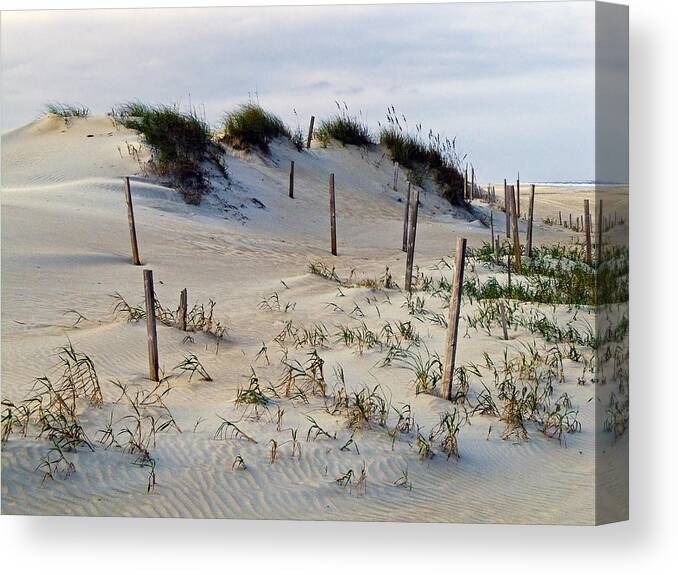 Obx Canvas Print featuring the photograph The Sands of OBX II by Greg Reed