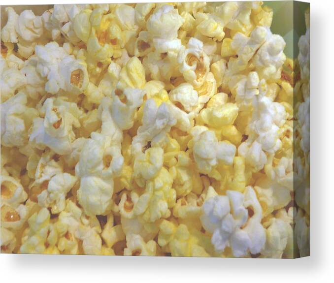 Food Canvas Print featuring the photograph The world of popcorn by Hiroko Sakai