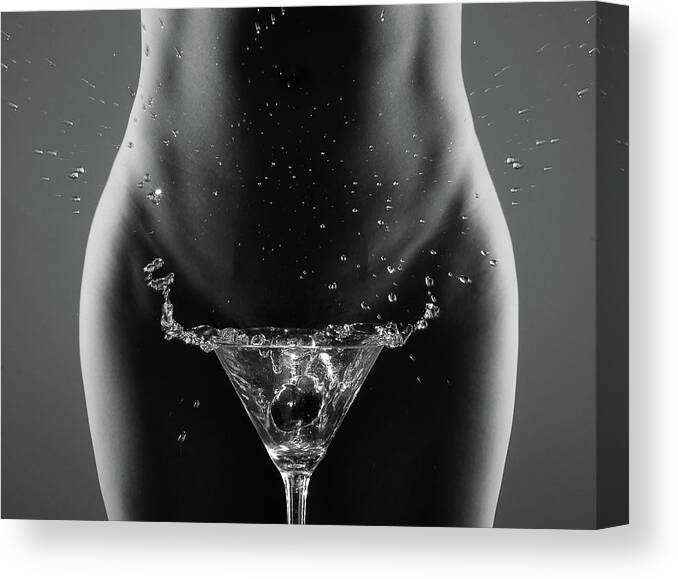 Cherry Canvas Print featuring the photograph Therea?s Your Drink, Sir... by Artistname
