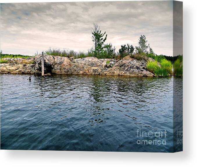 Peaceful Canvas Print featuring the photograph Tranquility by Gwen Gibson