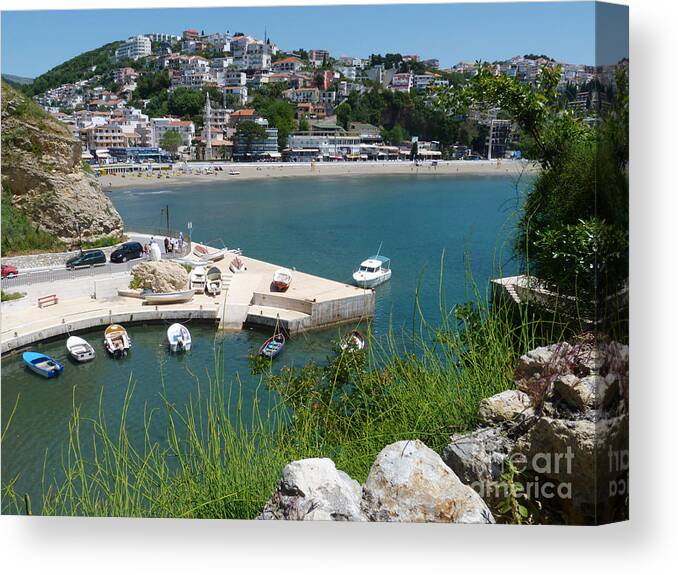 Ulcinj Canvas Print featuring the photograph Ulcinj - Montenegro by Phil Banks