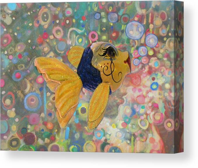 Fish Canvas Print featuring the photograph Under The Sea Party by Sandi OReilly