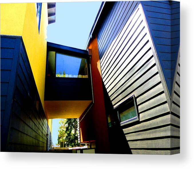 Architecture Canvas Print featuring the photograph Venice Modern by Karol Blumenthal