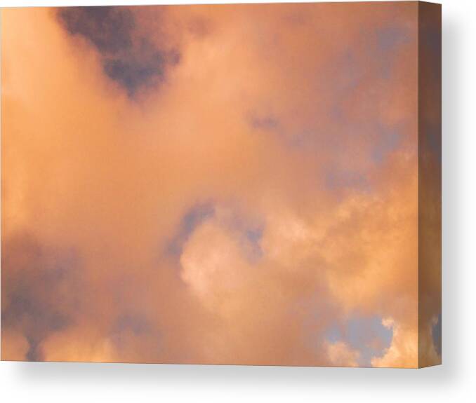 Warm Canvas Print featuring the photograph Warm cloud by Ingrid Van Amsterdam