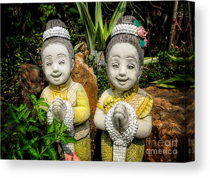 Sawasdee Canvas Print featuring the photograph Welcome to Thailand by Adrian Evans