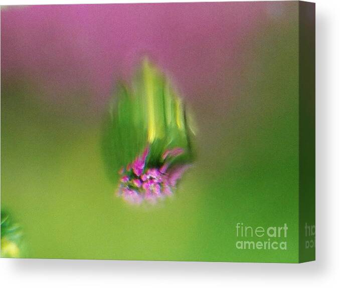 Rain Canvas Print featuring the painting Whats in a Raindrop 2 by Judy Via-Wolff