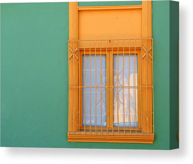 Color Canvas Print featuring the photograph Windows of the World - Santiago Chile by Rick Locke - Out of the Corner of My Eye