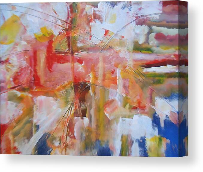 Abstract Canvas Print featuring the painting Wings of Tomorrow by Frederick Lyle Morris - Disabled Veteran