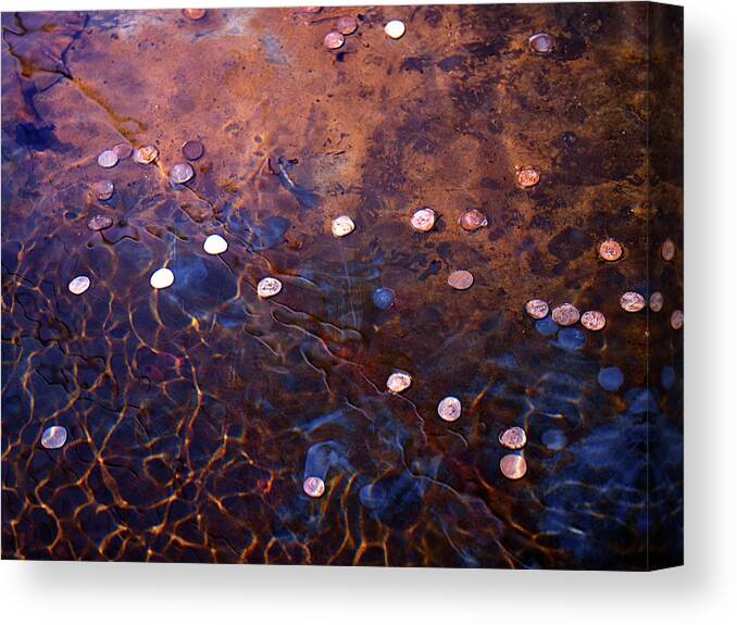 Abstract Canvas Print featuring the photograph Wishes by Rona Black