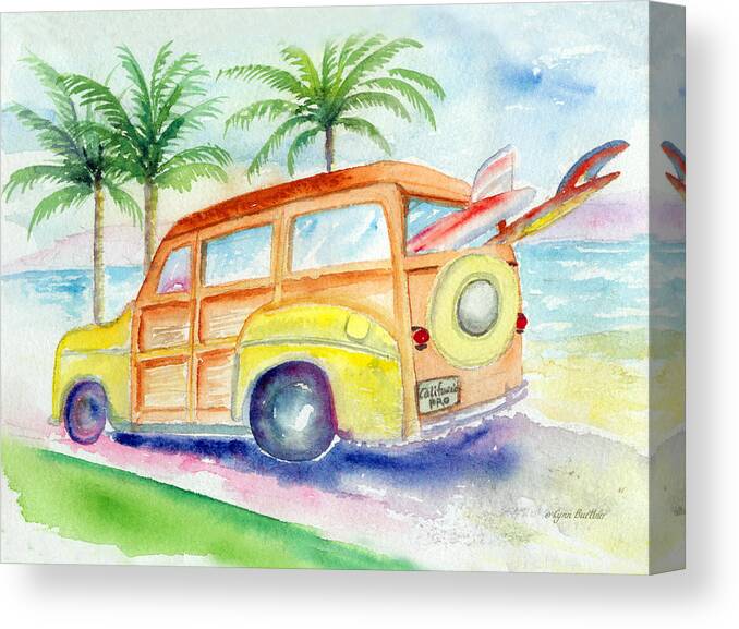 Woody Canvas Print featuring the painting Woody by Lynn Buettner