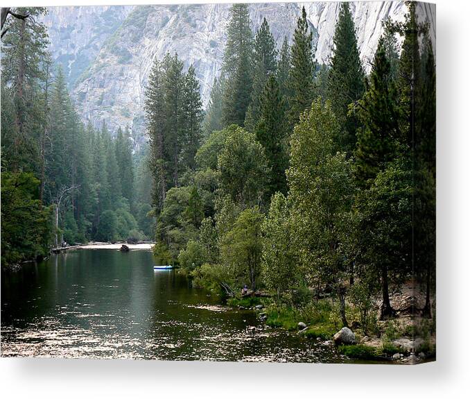 Yosemite National Park Canvas Print featuring the photograph Yosemite National Park by Laurel Powell