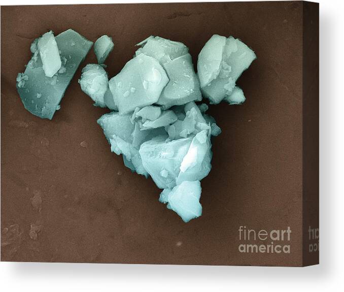 Ash Canvas Print featuring the photograph Volcanic Ash, Sem #1 by Ted Kinsman