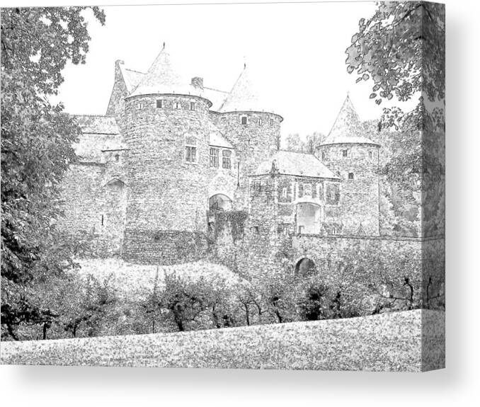 Europe Belgium Canvas Print featuring the photograph Corroy le Chateau Gembloux Belgium #2 by Joseph Hendrix