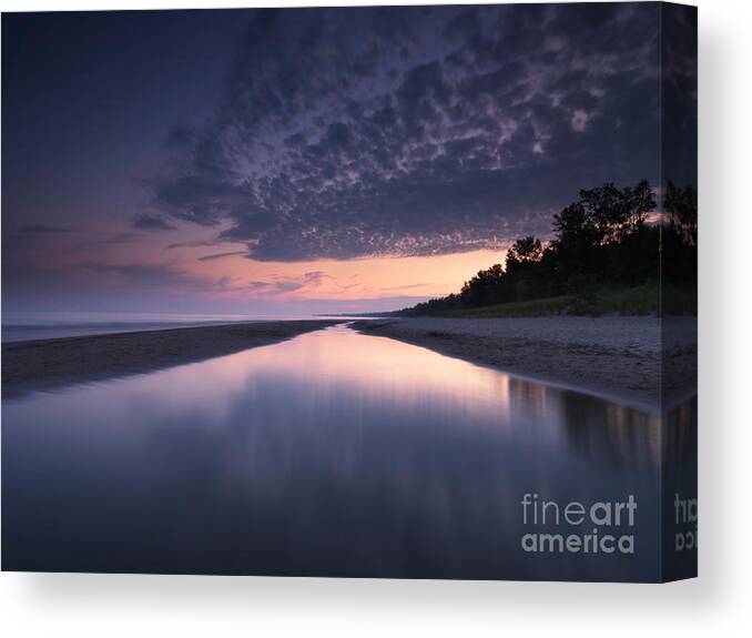 Beach Canvas Print featuring the photograph Long Point Beach #4 by Maxim Images Exquisite Prints