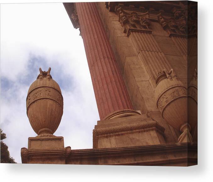 Palace Of Fine Arts Theatre San Francisco Canvas Print featuring the photograph A view of Fine Arts theatre San Francisco No four by Hiroko Sakai