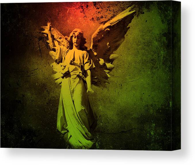 Angel Canvas Print featuring the photograph Angel of Death by David Dehner