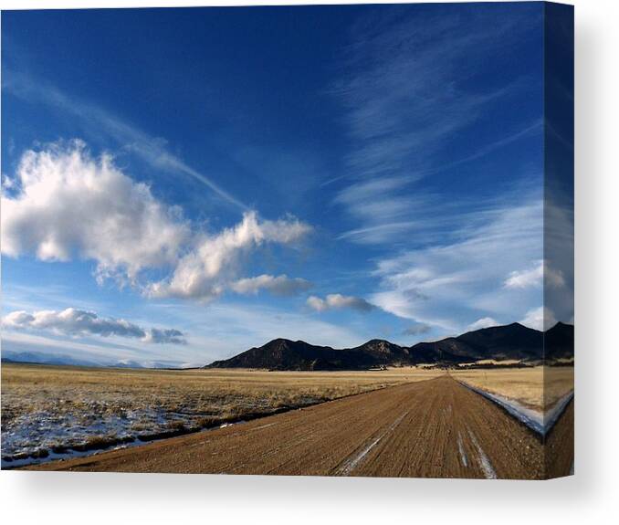 Western Slope Canvas Print featuring the photograph Beautiful Day by Clarice Lakota