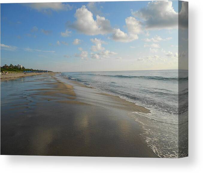 Ocean Canvas Print featuring the photograph Breath of Life by Sheila Silverstein